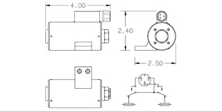 Dual with side mounting bracket